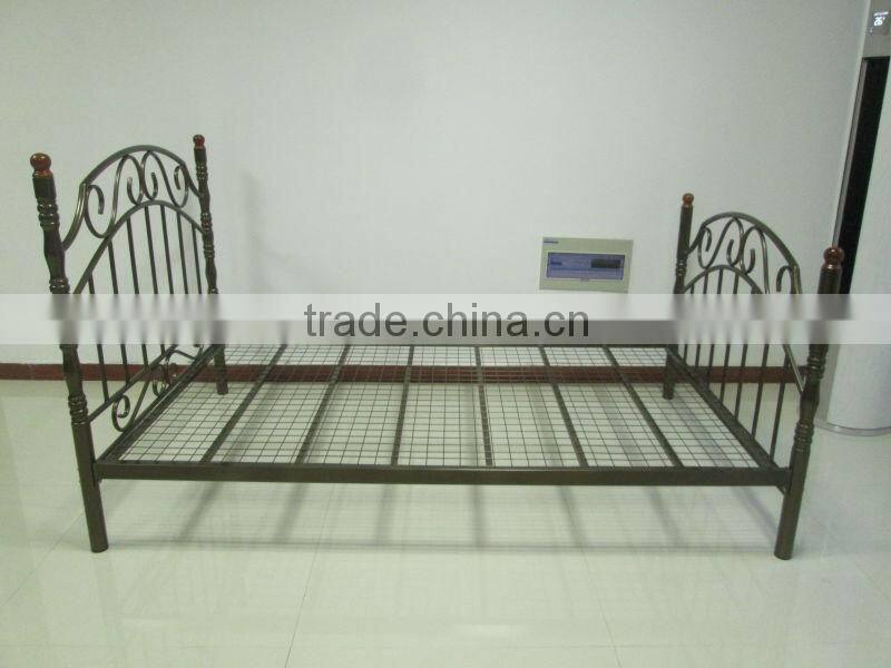 antique metal bed with modern design