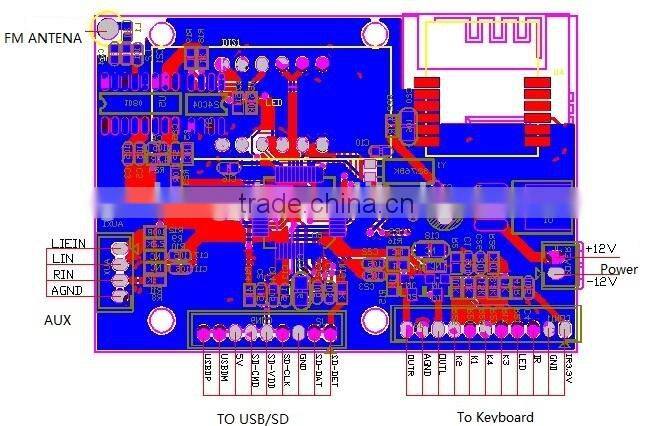mp3 module with display , mp3 module with bluetooth , mp3 module with fm , mp3 module with usb
