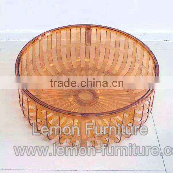 Durable classical glowing led tea table