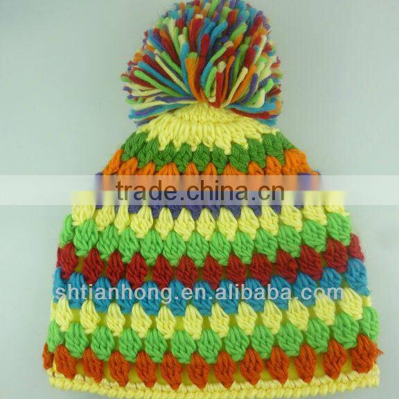2014 knitted fashion funny winter baby animal hats