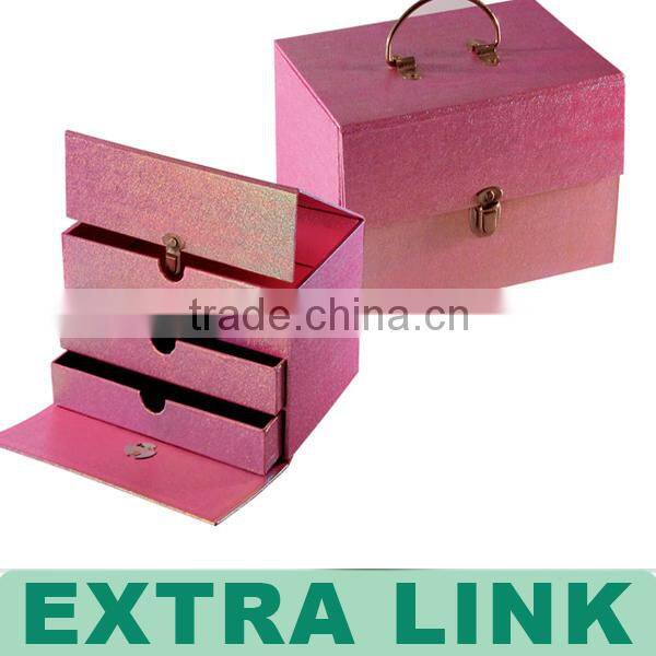 Elegant Decorative Customized luxury leather jewelry gift box
