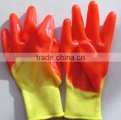 BSSAFETY Anti cut pvc coated safety gloves, waterproof work gloves