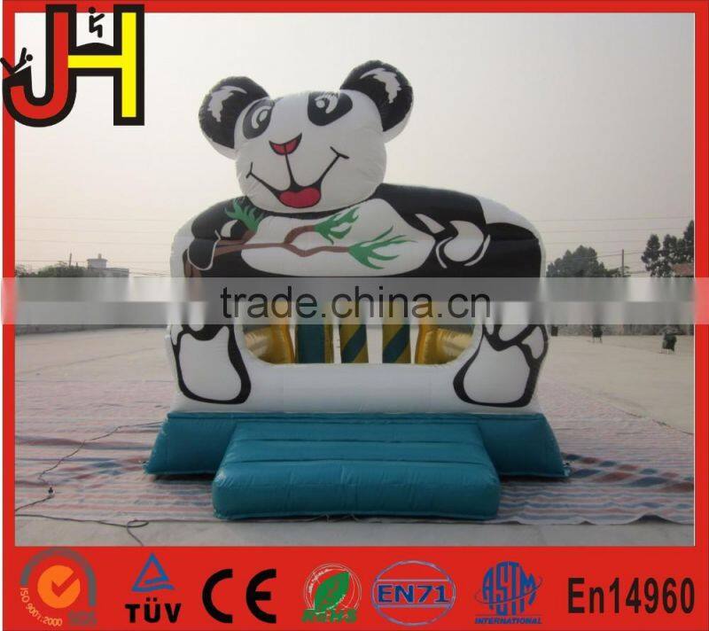 Funny panda inflatable castle, inflatable cute panda bouncer, inflatable panda manufacturer
