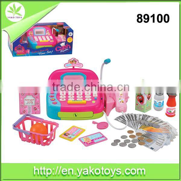China kids Intelligence toy BO childrens cash register toy babies happy toys