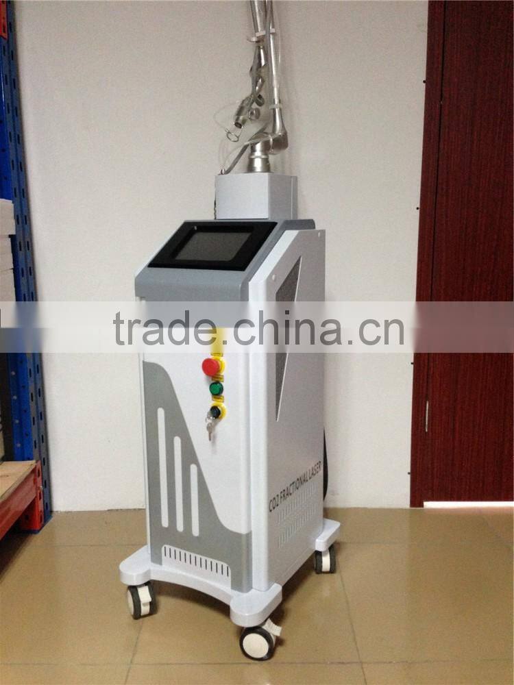 New designed scar removal vertical co2 fractional/co2 laser portable salon