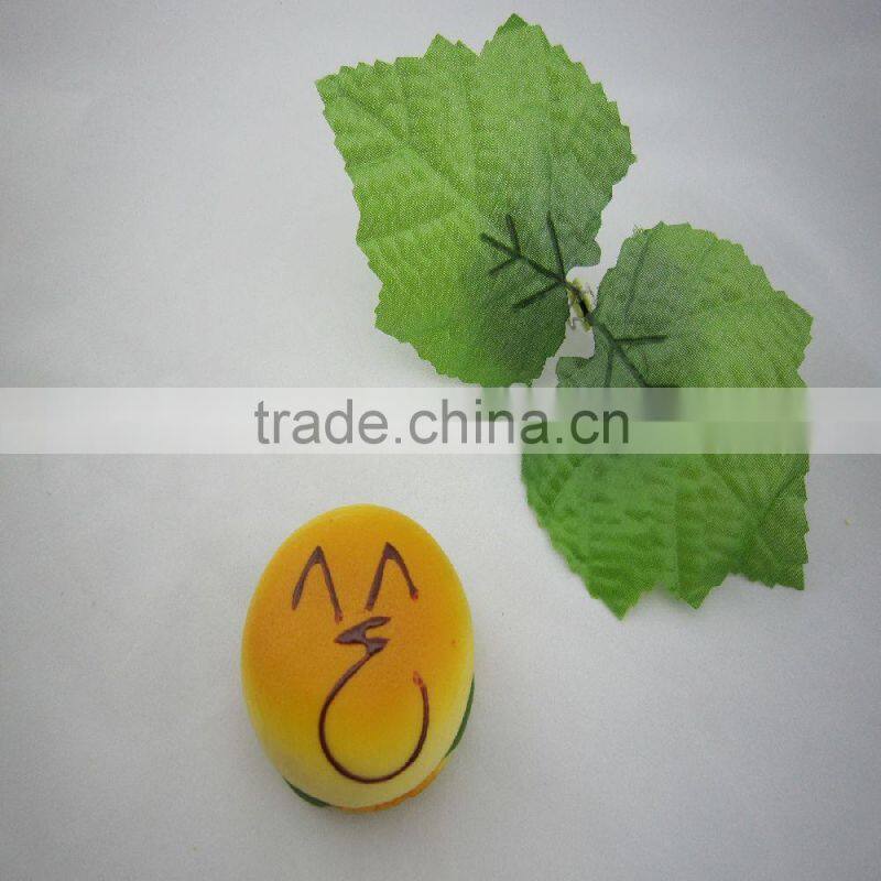 Fake PU smile bread / exaggerated facelook cake for decoration or kid's early learning