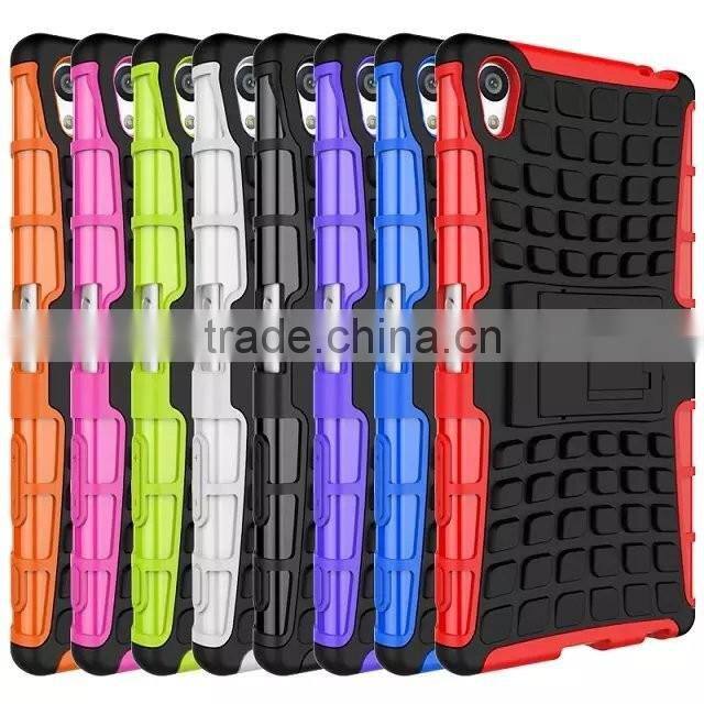 For SONY XPERIA Z5 PREMIUM Z5+ Armor CASE Heavy Duty Hybrid Rugged TPU Impact Kickstand Hard ShockProof CASE OUT DOOR CASE