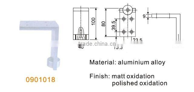 new style L shape cabinet leg for furniture