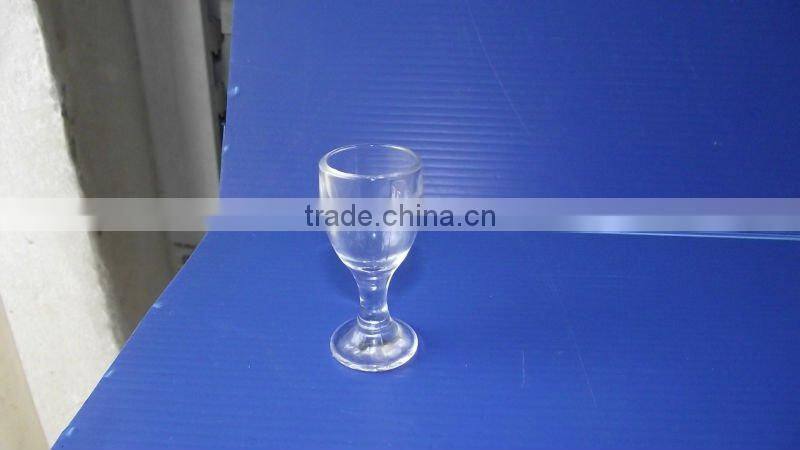 10ml mini clear glass material vodka empty goblet cup