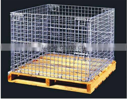 pallet wire mesh container