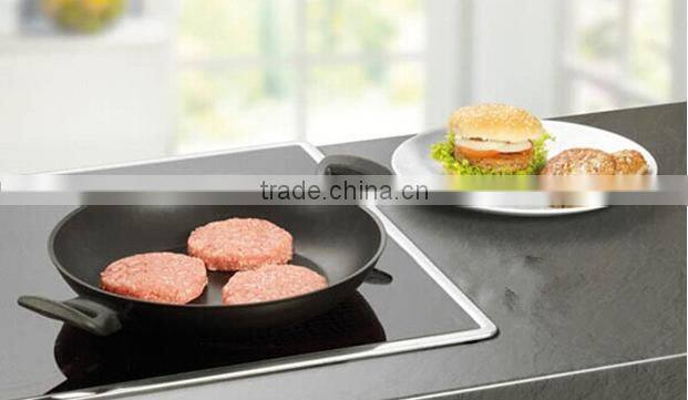 Adjustable single head casting aluminum hamburger press