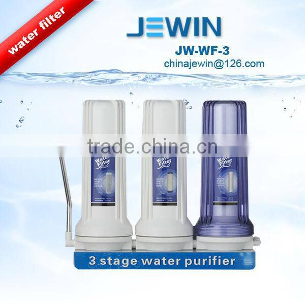 2 stage activated carbon and ceramic home use hot sale desktop water filter