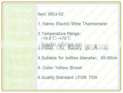 Wine Collar Thermometer HOT