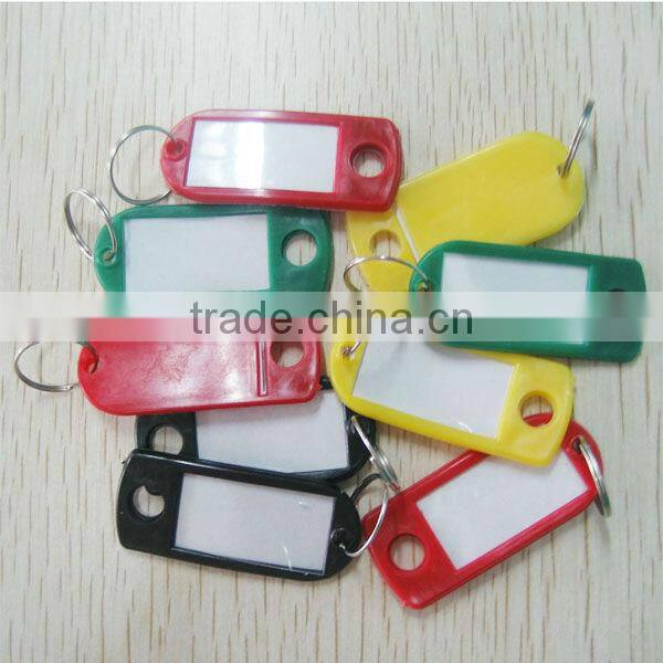 Plastic Hanging key ring label