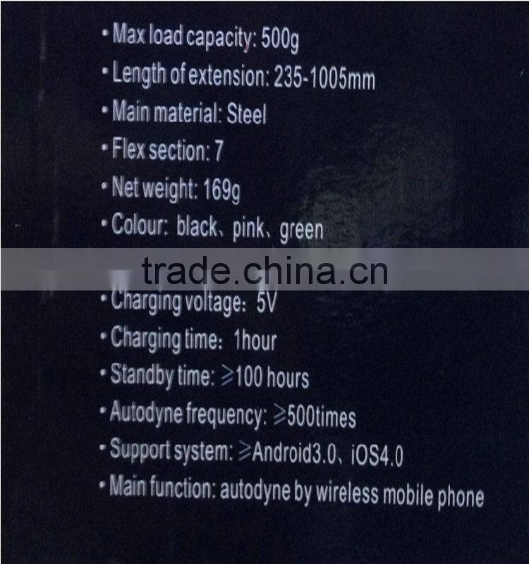 wireless monopod selfie stick monopods with bluetooth