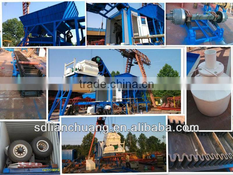 25 to 75 m3/h mobile concrete plant