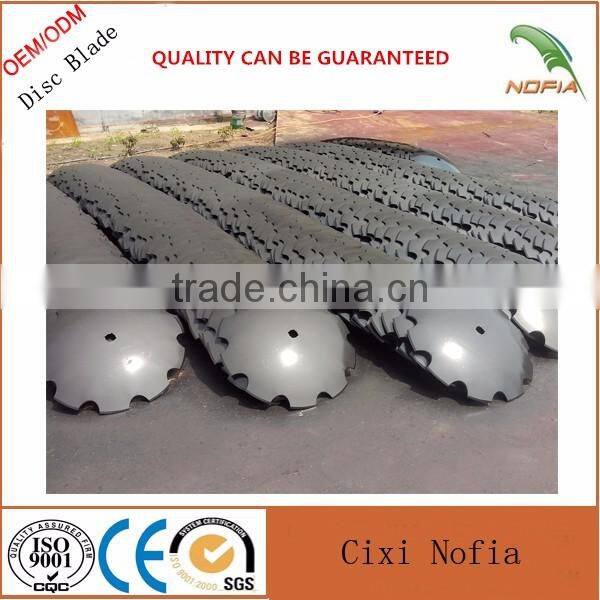 Hot sale disc scraper blade 65Mn or Boron Steel