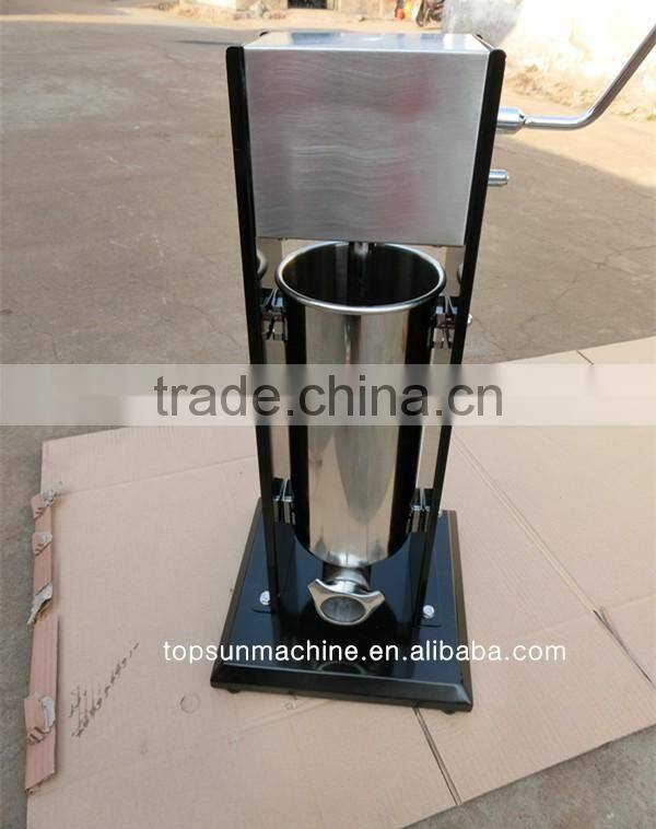 stainless steel manual vertical commercial sausage stuffer