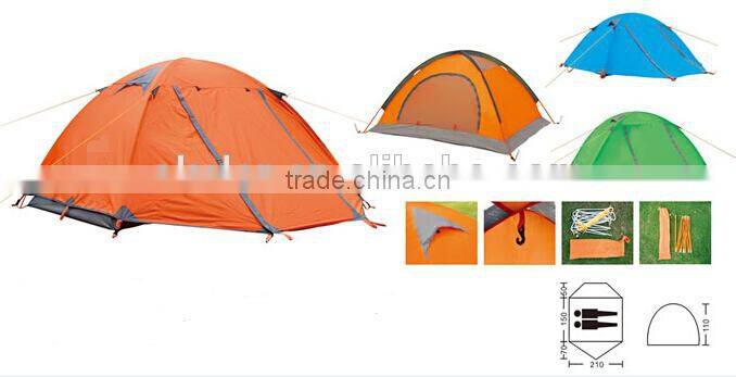High Quality Waterproof 2 person Tent for Camping