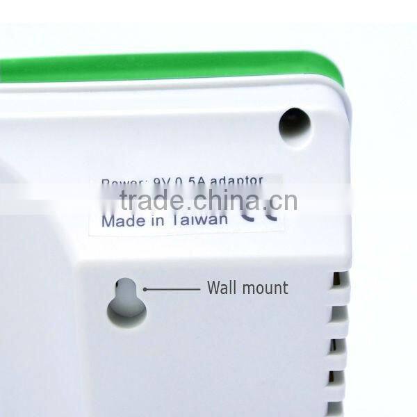 Wall mount/Desktop Carbon Dioxide CO2 0-9999ppm Monitor Temperature RH Dew Point Wet Bulb TWA STEL Made in Taiwan
