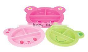 lovely bear plastic dishes for kids