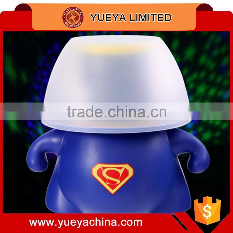 rotatable 3 colors LED starry night projection lamp-cartoon designed