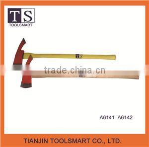 Steel Felling AXES and hatchet A6011 with wooden handle on sale