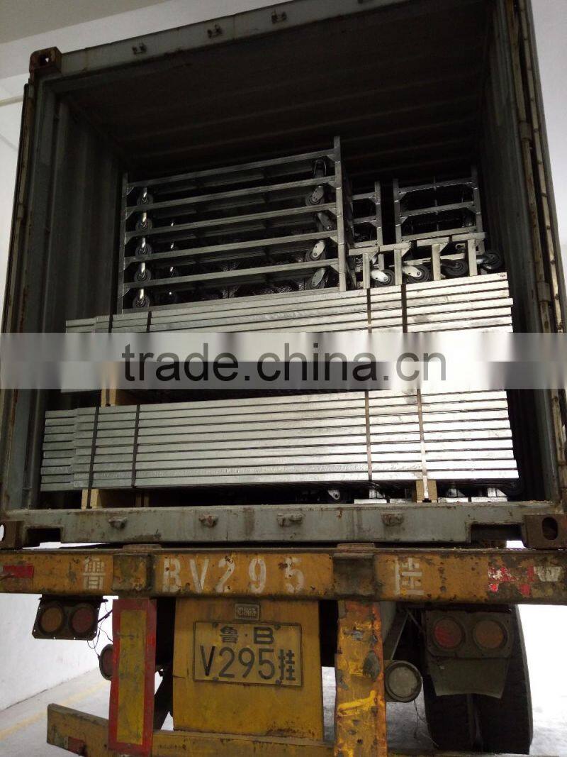 204 Display flower cart pot trolley rack