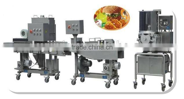 Automatic Meat patty Meat Pie Forming and Coating Processing Line