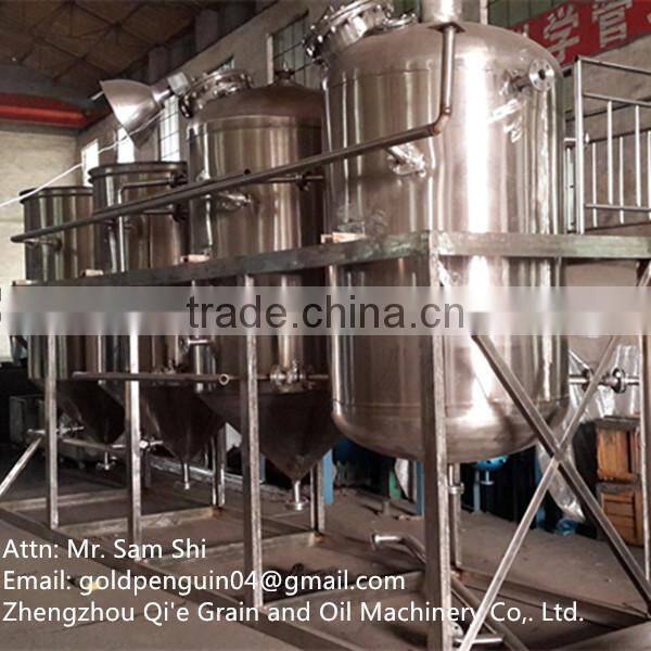New condition crude sunflower oil mini refinery