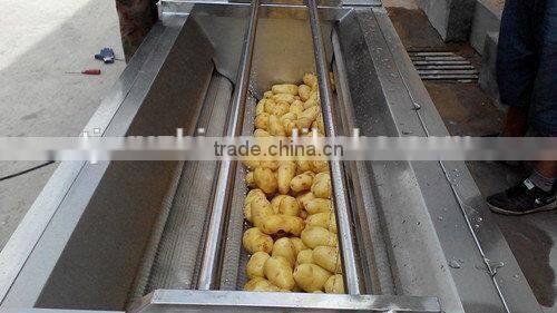 Fully automatic fresh potato chips processing line,small scale vegetable snacks