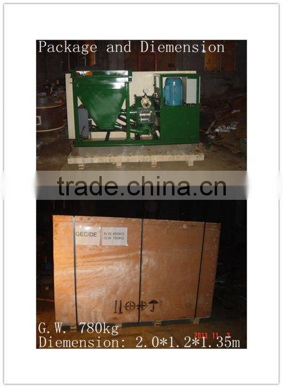 GDS1500G with CE&ISO GX390 gasoline motor concrete pump