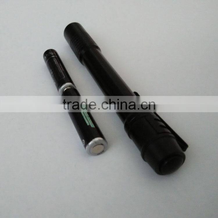 hot selling Aluminium alloy 2xAAA Battery LED flashlight pen style light