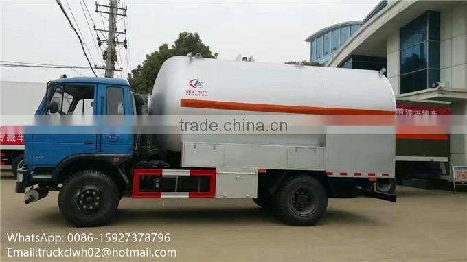CLW 4-6 ton Propane Tanker Truck 15m3 LPG Gas Bowser Tanker