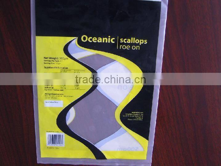 Best quality colorful plastic LLDPE flat bags with or without print