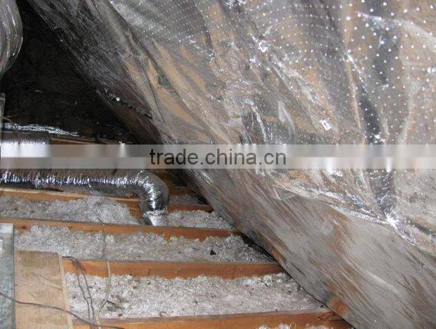 perforated foil radiant barrier reinforced alu foil faced woven fabric alu foil insulation