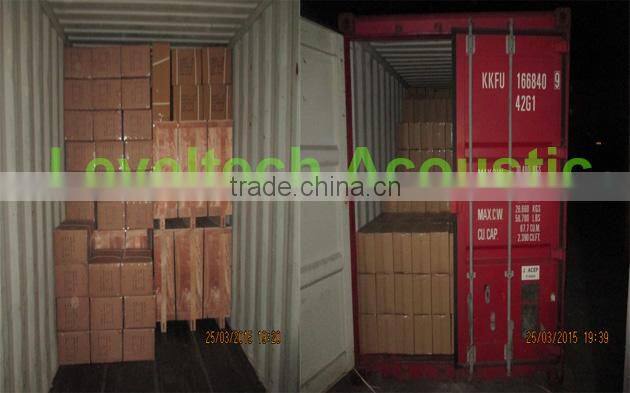 Glasswool Acoustic Tiles Fiberglass Acoustical Sound Absorbers Board