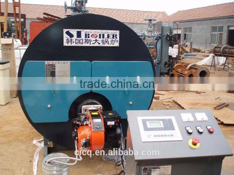 gas or oil steam boiler