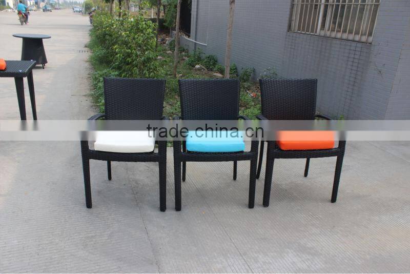 Outdoor garden plastic chair for dining