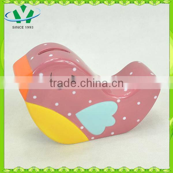 Promotional piggy bank that counts money