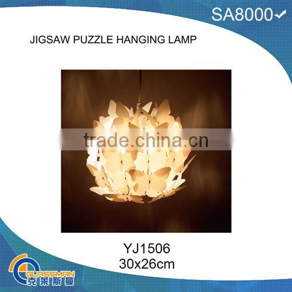 YJ1505,Hot new design plastic lamp trendy indian hanging lamps