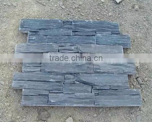 Cheap black culture stone natural slate stone tiles