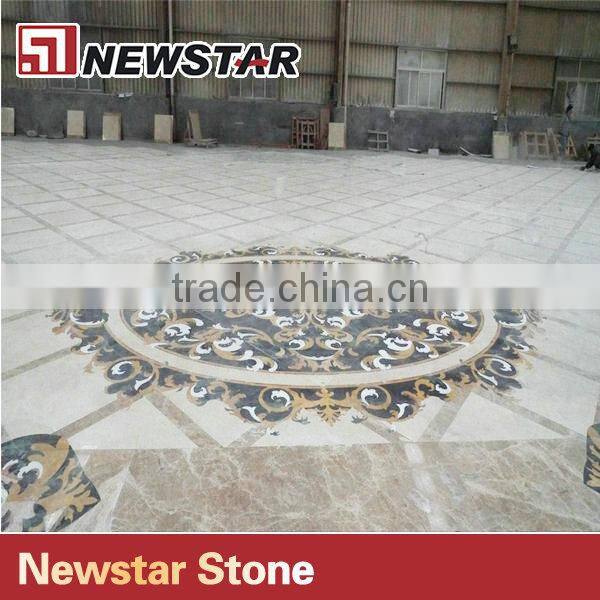 Newstar Marble Medallion Pattern Floor Tile Design Waterjet Mosaic