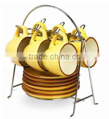 250--350ml ceramic coffee mug set porcelain tea mug set coffee mug with saucer