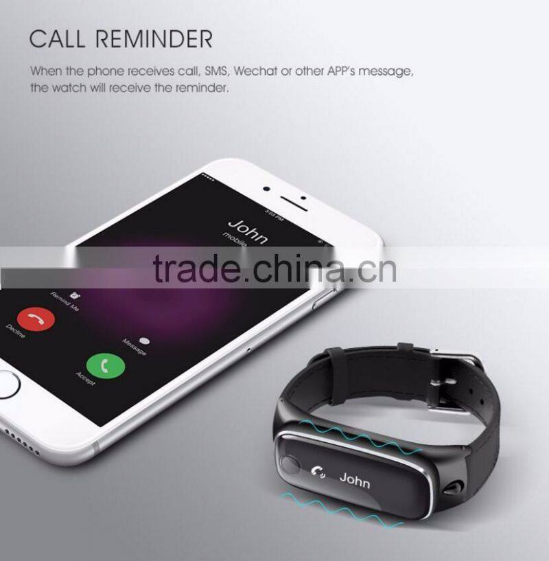New OLED M6 Smart Watch Multi-functional Bluetooth Bracelet Combo Bracelet/Headset Fitness Health Monitoring Mobile Men Watch