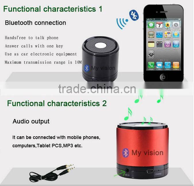 2016 Newest My vision 788S Mini Digital TF Card Speakers Mini Speaker with Audio Transmission Speaker