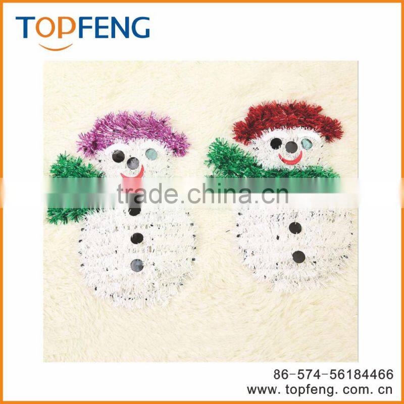 christmas decoration plush snowman/christmas Snowman/holiday living felt ornament christmas ornament