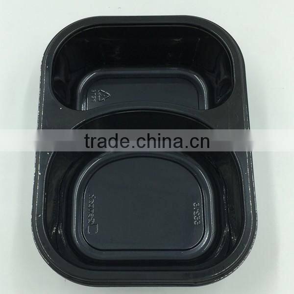 China Microwave Bento Box 3 Compartment Food Container Set