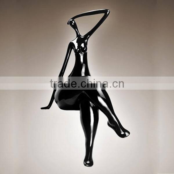 Resin Fat Lady Sculpture