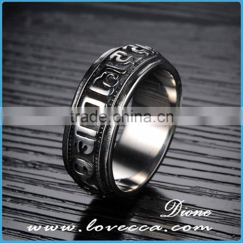 High polished men jewellery figure rings 316l surgical stainless steel men ring